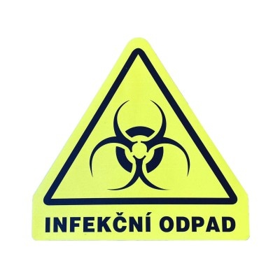 Etiketa na infekční odpad