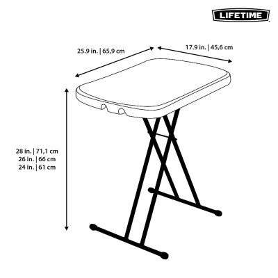 Příruční stůl LIFETIME, 66 cm 