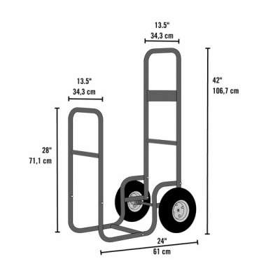 Vozík na dřevo SHELTERLOGIC 
