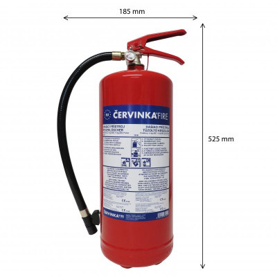 Hasicí přístroj Červinka P6 Če EURO (34A) – práškový – 6 kg