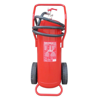 Pojízdný hasicí přístroj práškový – 50 kg