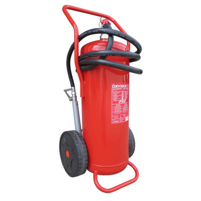 Pojízdný hasicí přístroj práškový – 50 kg