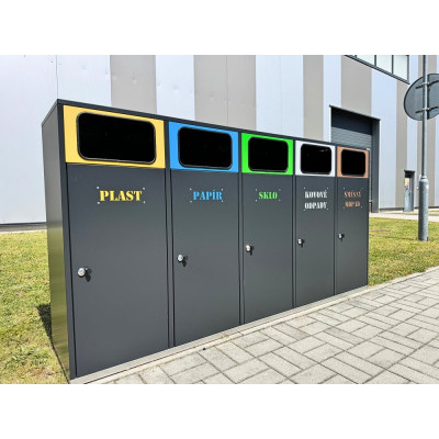 Odpadkový koš na tříděný odpad MODUL 100 l