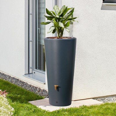 Nádrž na dešťovou vodu VASO 220 l, grafit