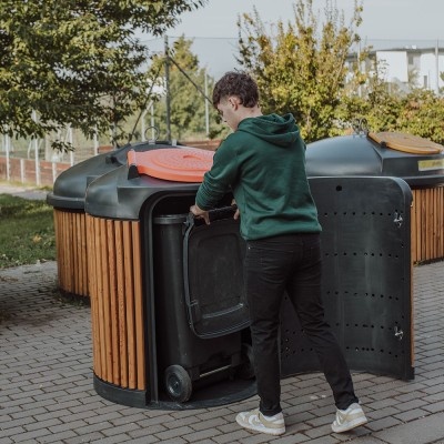 Přístřešek na popelnici SemiQ bin