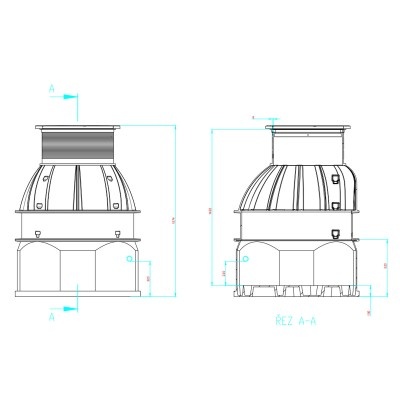 Vodoměrná šachta 100/140