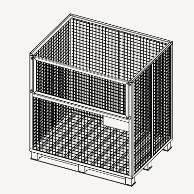 Drátěný kontejner GitterBox 3.0