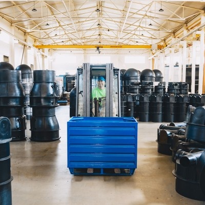 Ohradová paleta MARS s ližinami, 1200x800x920 mm