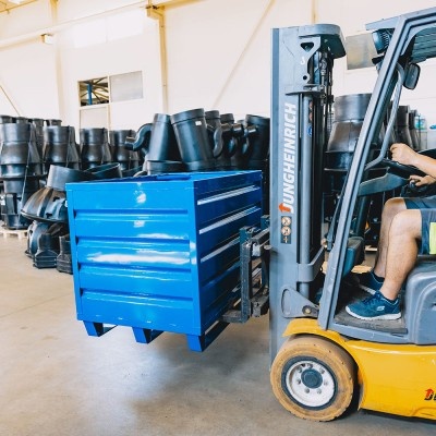 Ohradová paleta MARS s ližinami, 1200x800x920 mm