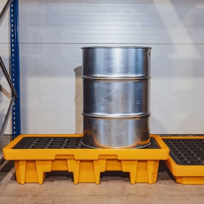 Záchytná vana pod 2 sudy (objem 83 l nebo 150 l)