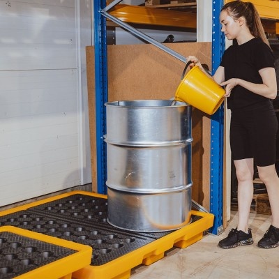 Záchytná vana pod 4 sudy (objem 180 l nebo 260 l)