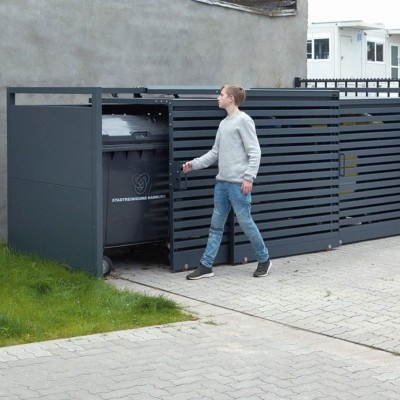 Přístřešek na kontejnery 1100 l Linis, různé velikosti