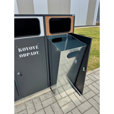 Odpadkový koš na tříděný odpad MODUL 100 l