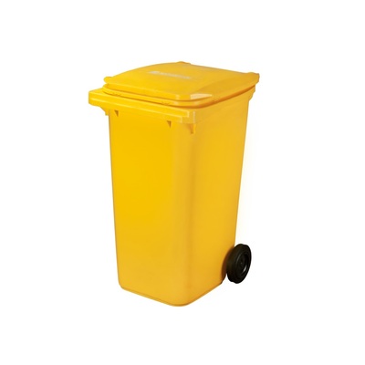 Plastová popelnice ELKOPLAST 240 l, žlutá C