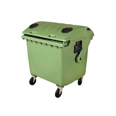 Plastový kontejner 1100 l na tříděný sběr, různé barvy