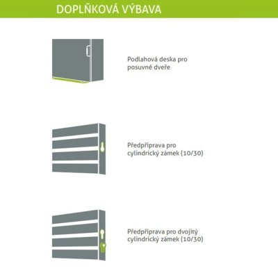 Přístřešek na kontejnery 1100 l Linis, různé velikosti