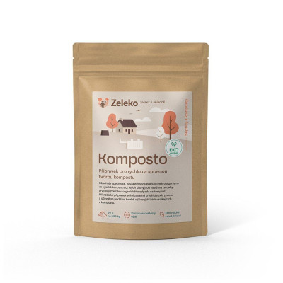 Přírodní urychlovač kompostu KOMPOSTO