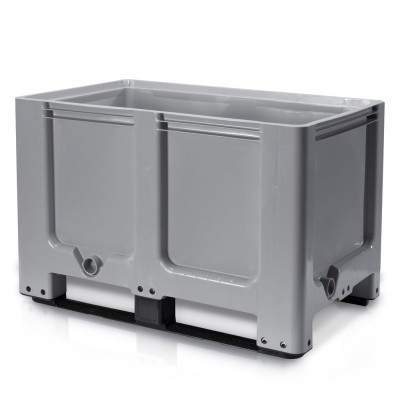Paletový box 1200x800x790, 520 l, 2 ližiny