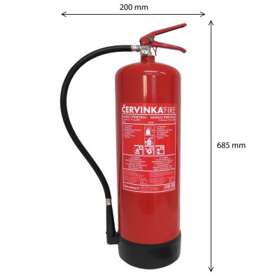 Hasicí přístroj Červinka P12 Če – práškový – 12 kg
