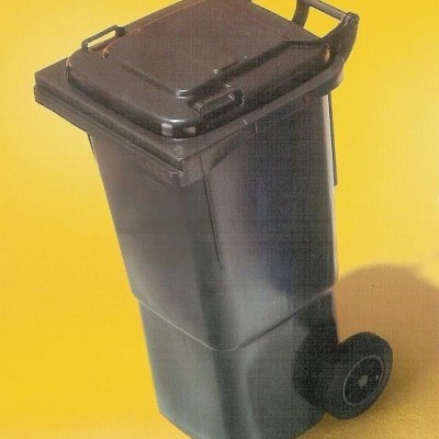 Plastová popelnice 60 l, černá