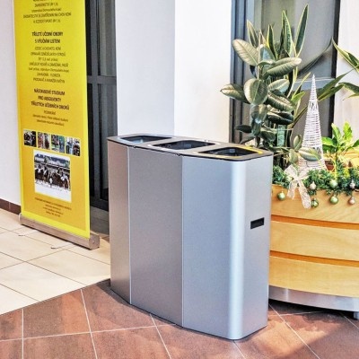 Odpadkový koš na tříděný odpad MUNICH 160 l (3 koše)