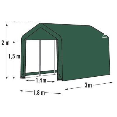 Plachtový přístřešek SHELTERLOGIC 1,8 x 3,0 m - 70471EU