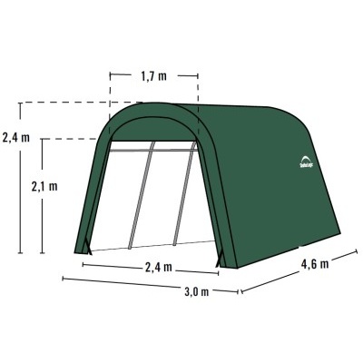 Plachtová garáž SHELTERLOGIC 3,0 x 4,6 m - 62589EU