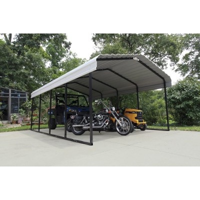 Kovový přístřešek / carport ARROW 3,7 x 6,0 m - 122007
