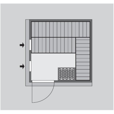 Finská sauna KARIBU RODIN (75730)