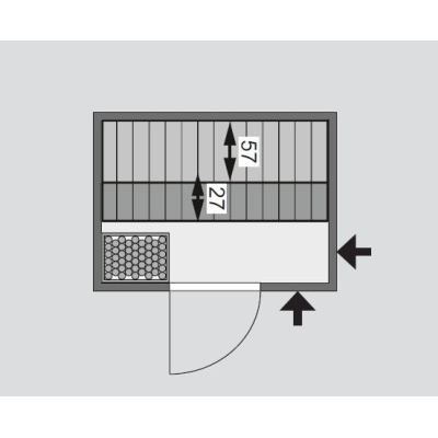 Finská sauna KARIBU SELENA (6164)