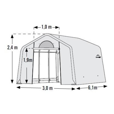 Náhradní plachta pro fóliovník 3,0x6,1 m (70658EU) LG2014