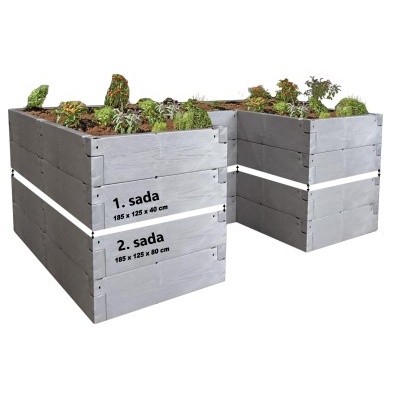 Vyvýšený záhon JUWEL TIMBER ERGOLINE LG2078