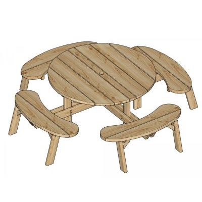 Zahradní stůl LANITPLAST GARDEN2 (SG933) LG2394