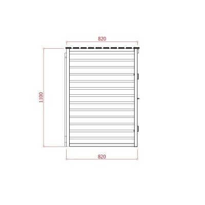 Zahradní úložný box LANITPLAST S754 LG2396