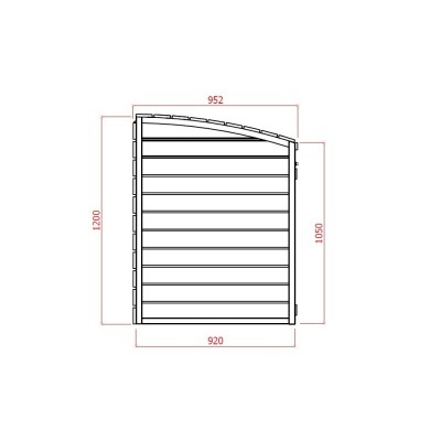 Zahradní úložný box LANITPLAST S752 LG2397