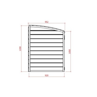 Zahradní úložný box LANITPLAST S751 LG2398